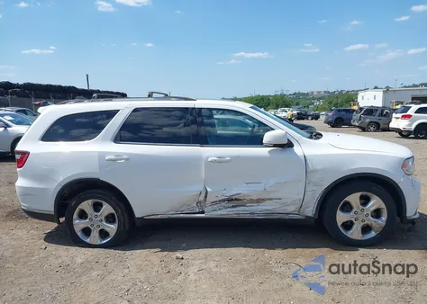 2014 Dodge Durango Limited from USA, damaged, VIN 1C4RDJDG0EC370976